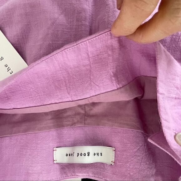 The Good Jane Amber Shorts Lilac Size Small NWT - Picture 5 of 13